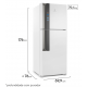 Geladeira Refrigerador Electrolux 430L Frost Free Inverter Duplex