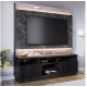 Estante Home Painel para TV ate 70 Polegadas Led Ripado e Espelho