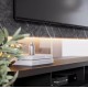 Estante Home Painel para TV ate 70 Polegadas Led Ripado e Espelho