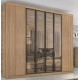 Guarda Roupa Casal 6 Portas 6 Gavetas Valencia Espelho
