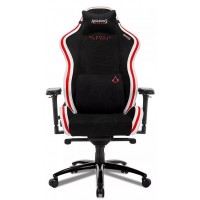 Cadeira Gamer Reclinavel 4D Apoio bra&ccedil;os Branca e Vermelha