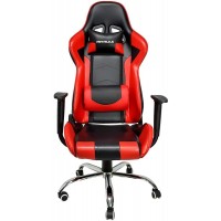 CADEIRA GAMER MYMAXX C/ AJUSTE DE ALTURA E FUN&Ccedil;&Atilde;O BALAN&Ccedil;O - PRETO/VERMELHO