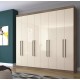 Guarda Roupa Santos MDP 8 Portas 4 Gavetas 10 Prateleiras