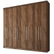 Guarda Roupa Santos MDP 8 Portas 4 Gavetas 10 Prateleiras