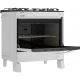 Fogão de Piso a Gas 5 Bocas Esmaltec Mesa de Vidro Bivolt