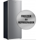 Refrigerador Freezer Vertical 115W Philco 200L Inox