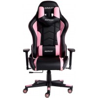 Cadeira Gamer Max Racer Giratoria 3D Almofada Lombar e Cervical