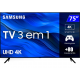 Smart TV Samsung 75 UHD 4K HDMI USB AV Wifi bluetooth