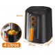 Fritadeira Eletrica Air Fryer 1400W Gaabor 4L Preta