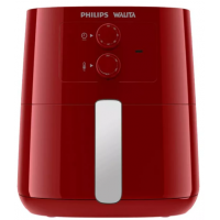 Fritadeira Eletrica Air Fryer 1400W Philips Walita 4L Vermelha