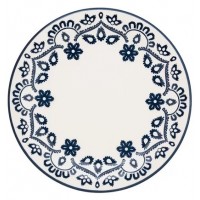 Conjunto de Pratos Sobremesa 6 Pe&ccedil;as Oxford 20cm
