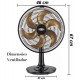 Ventilador De mesa 6 Pas Ventimais 80W 3 Velocidades 40cm
