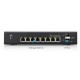 Hub Switch Rede Ubiquiti 8 Portas 20Gbps Gigabit Preto