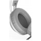 Fone de Ouvido Ajazz Headset 50mm com Fio Branco