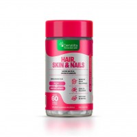 Suplemento Hair Skin e Nails 5X1 com Biotina Acido Colageno 60 caps