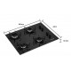 Fogao Cooktop Mueller 4 Bocas 2400W Queimador Ultra Chama