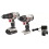 Kit 2 Furadeiras Parafusadeiras 1mm Impacto Porter Cable 20V