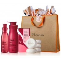 Kit Sabonete Creme e Body Splash Natura Cereja E Avela Feminino 400ml