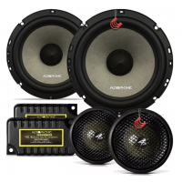 Kit Alto Falante 2 Vias Audiophonic 6 Polegadas 130W