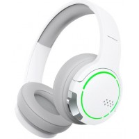 Fone de ouvido Bluetooth Edifier 40mm Led RGB Branco