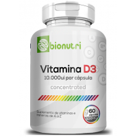 Kit 3 Vitaminas D3 Bionutri 60 Capsulas 500Mg