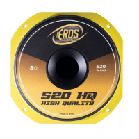Alto Falante Medio Eros 520W 10 Pol 4 Ohms Preto Amarelo