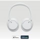 Fone de Ouvido Headset Sony 30mm Cancelamento de Ruido Branco