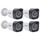 Kit 4 Camera Segurança 2Mp Full HD Visao Noturna 20m