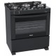 Fogao A Gas 5 Bocas Automatico Venax Mesa Vidro Forno 88L