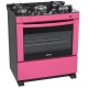Fogao A Gas 5 Bocas Automatico Venax Mesa Vidro Forno 88L