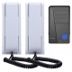Interfone Monofone Completo HDL 2 Pontos Branco