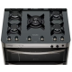 Fogao 5 Bocas Esmaltec em Inox com Forno Duplo tripla chama