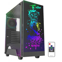 Gabinete Gamer Gamemax ATX ARGB Lateral Video Preto