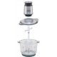 Miniprocessador Black Decker 300W 2 Velocidades Inox