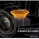 Alto Falante Hertz Slim 500W 10 Polegadas Preto