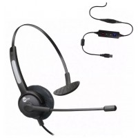 Fone de Ouvido Mono Top Use USB Microfone Flexivel
