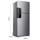Geladeira Refrigerador Consul 400L FrostFree Duplex com Inox