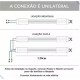 Kit 10 Lampadas Led 20W Tubular Osram 120cm