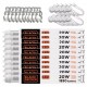 Kit 10 Lampadas Led 20W Tubular Black Decker 120cm Abraçadeiras e Tomada