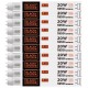Kit 10 Lampadas Led 20W Tubular Black Decker 120cm Abraçadeiras e Tomada