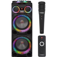Caixa de Som Amplificada TRC 1800W USB Bluetooth Microfone