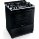 Fogao de Piso 5 Bocas Brastemp Mesa Vidro Turbo Chama Bivolt