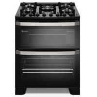 Fogao 5 Bocas Electrolux Mesa Vidro 2 Fornos PerfectCook