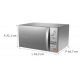 Micro Ondas Brastemp 38 Litros Inox Com Grill 1000w