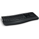 Kit Teclado E Mouse Ergonomico Sem Fio USB Microsoft Preto