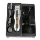 Maquina de Cortar Cabelo 8X1 Kemei 3W Profissional 3 Pentes