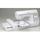 Maquina de Borbado Brother 238 Desenhos Led USB Branca Bivolt