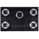 Fogao Cooktop 5 Bocas com Mega Chama 2200W BlackLuxx