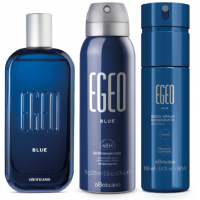 Kit Egeo Masculino Colonia Desodorante e Aerosol 3x1 Presente Dia dos Pais