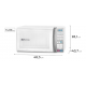 Microondas Electrolux Mobile 27l com 03 Funcoes LineLuxx Branco